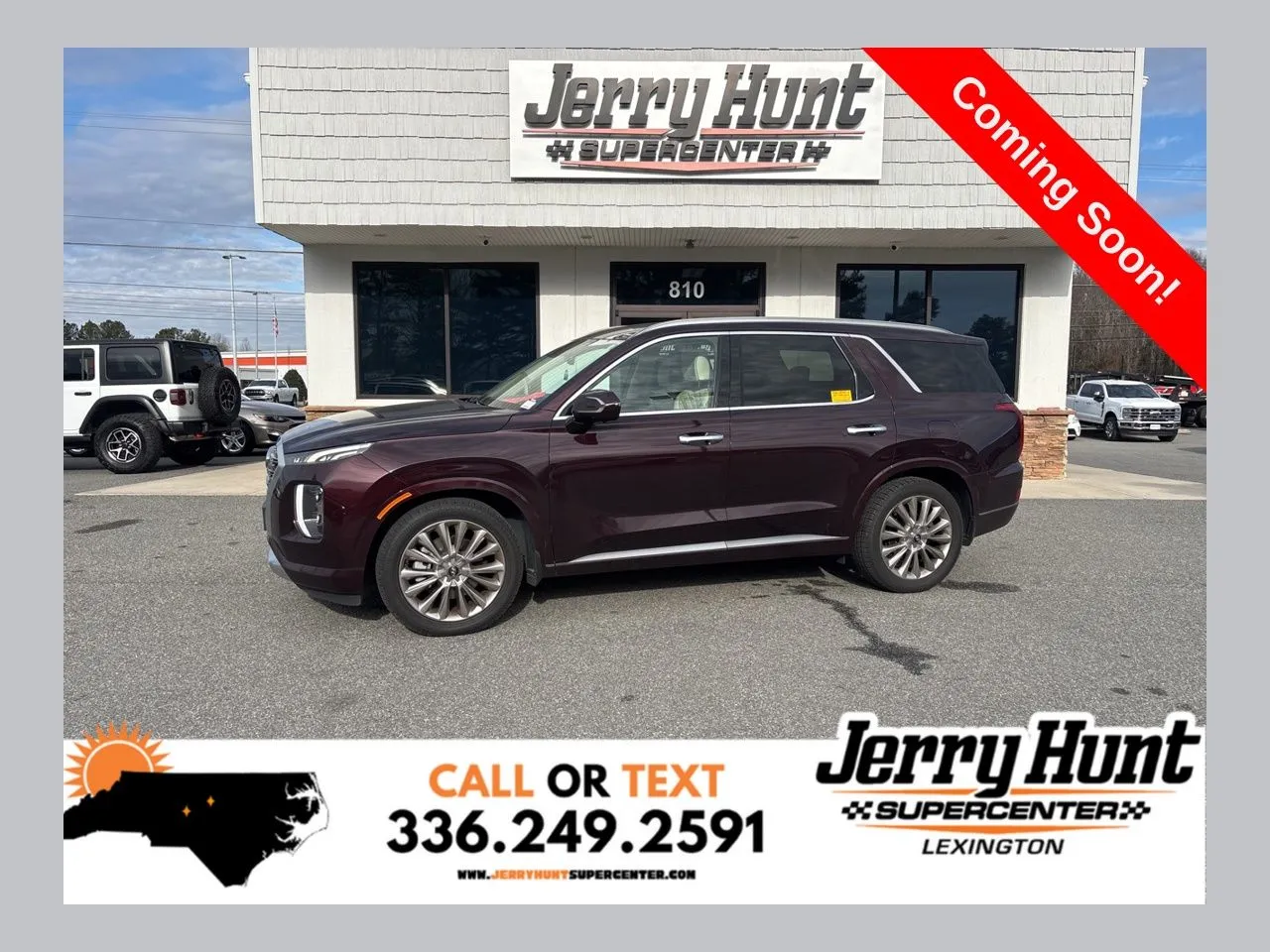 Red 2020 Hyundai Palisade Limited for sale in Lexington, NC