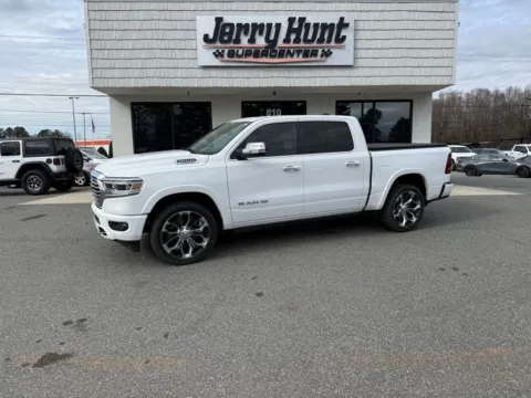 White 2021 Ram 1500 Laramie Longhorn for sale in Lexington, NC