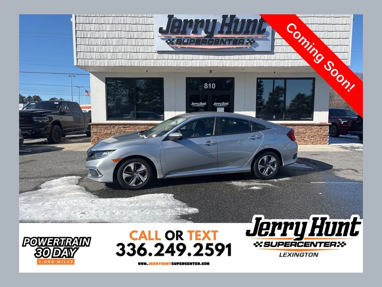 Silver 2021 Honda Civic LX for sale in Lexington, NC