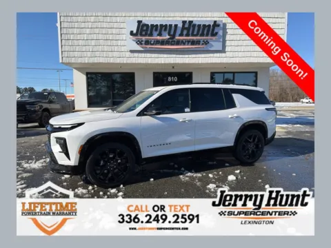 White 2024 Chevrolet Traverse RS for sale in Lexington, NC