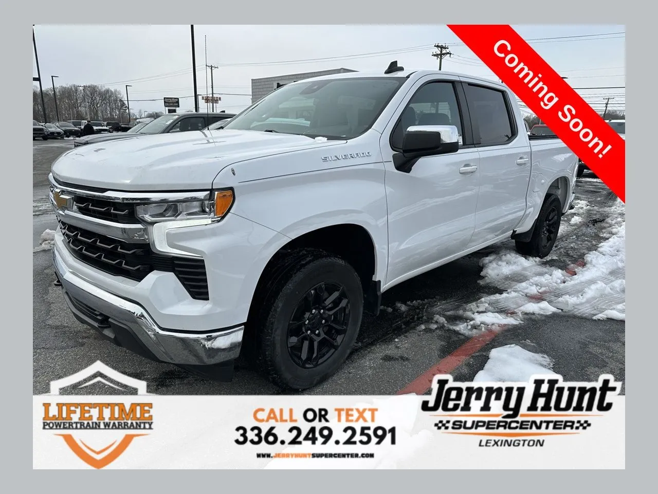 White 2023 Chevrolet Silverado 1500 LT for sale in Lexington, NC