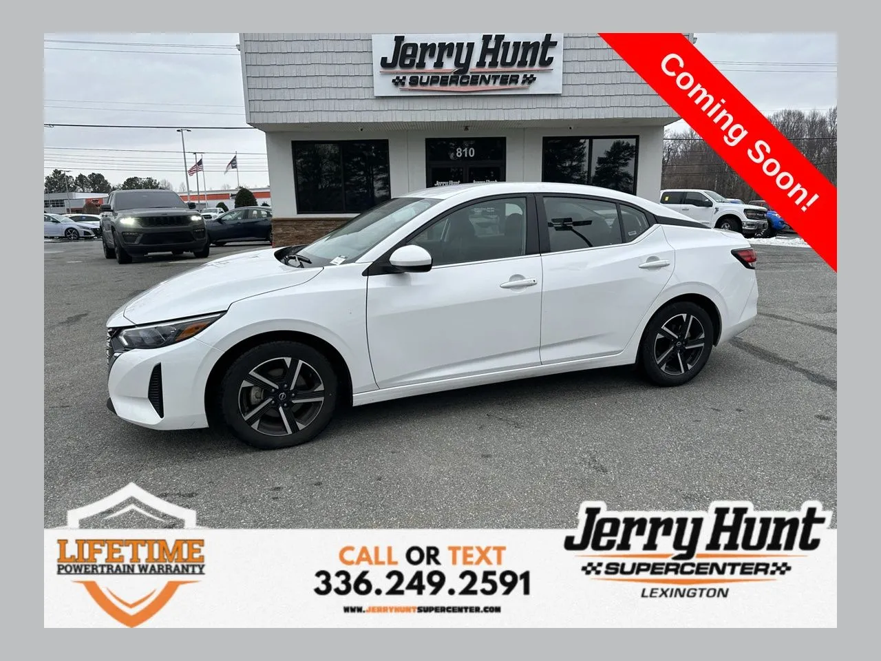 White 2024 Nissan Sentra SV for sale in Lexington, NC