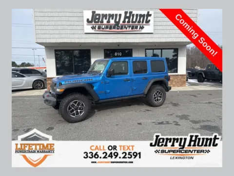 Blue 2024 Jeep Wrangler Rubicon for sale in Lexington, NC