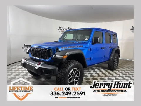 Blue 2024 Jeep Wrangler Rubicon for sale in Lexington, NC