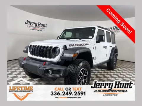 White 2024 Jeep Wrangler Rubicon for sale in Lexington, NC