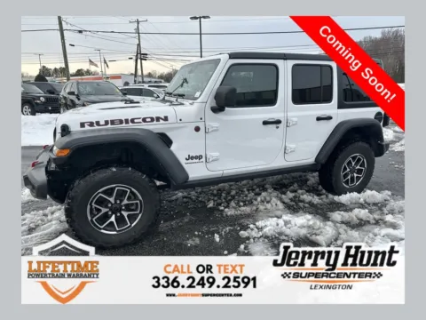 White 2024 Jeep Wrangler Rubicon for sale in Lexington, NC