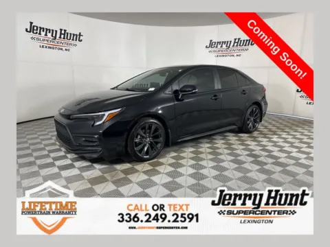 Black 2025 Toyota Corolla XSE for sale in Lexington, NC