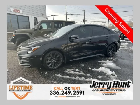 Black 2025 Toyota Corolla XSE for sale in Lexington, NC