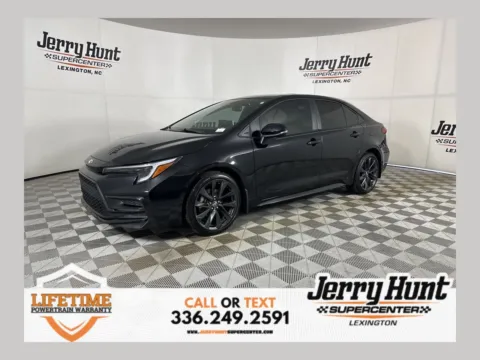 Black 2025 Toyota Corolla XSE for sale in Lexington, NC