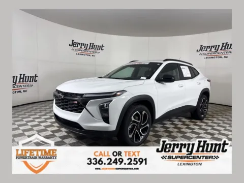 White 2024 Chevrolet Trax 2RS for sale in Lexington, NC