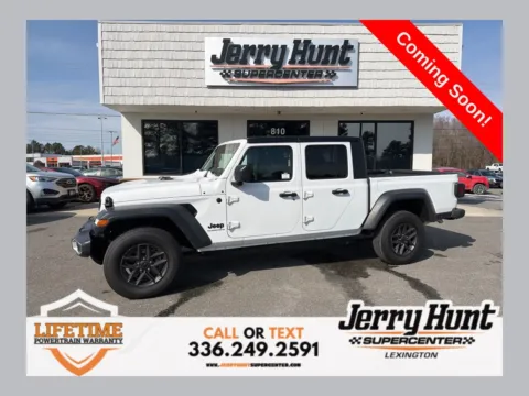 White 2025 Jeep Gladiator Sport S for sale in Lexington, NC