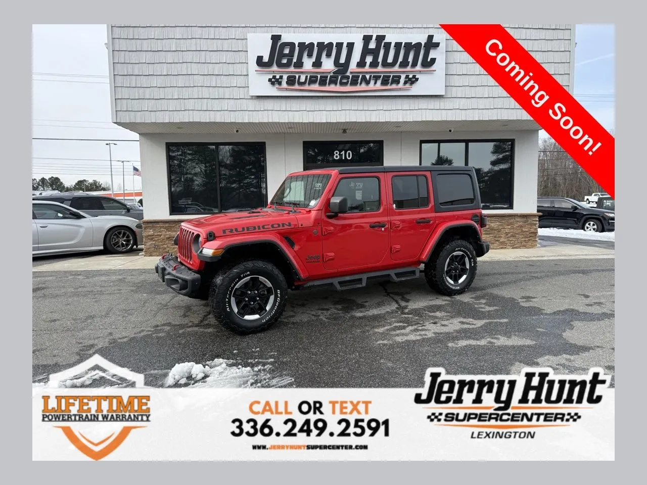 Red 2021 Jeep Wrangler Unlimited Rubicon for sale in Lexington, NC