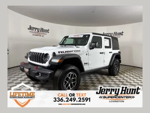 White 2024 Jeep Wrangler Rubicon for sale in Lexington, NC
