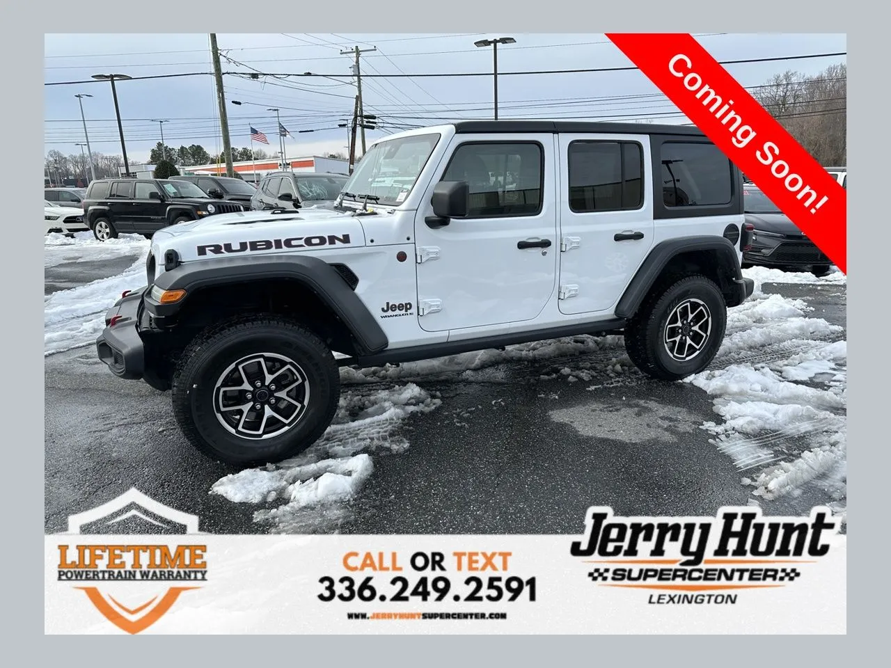 White 2024 Jeep Wrangler Rubicon for sale in Lexington, NC
