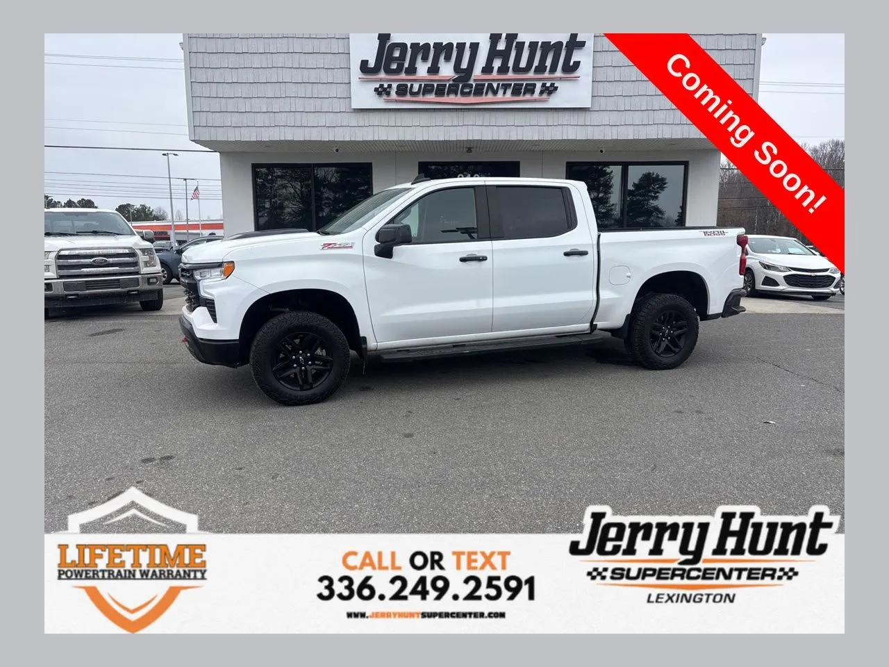 White 2024 Chevrolet Silverado 1500 LT Trail Boss for sale in Lexington, NC