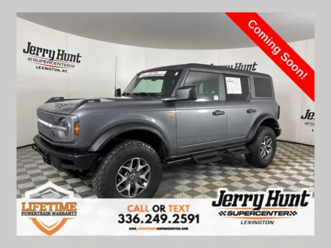 Gray 2024 Ford Bronco Badlands for sale in Lexington, NC