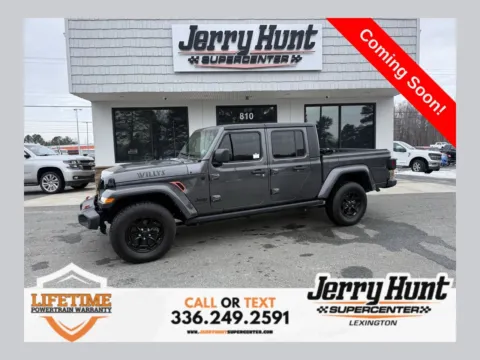 Gray 2021 Jeep Gladiator Willys for sale in Lexington, NC