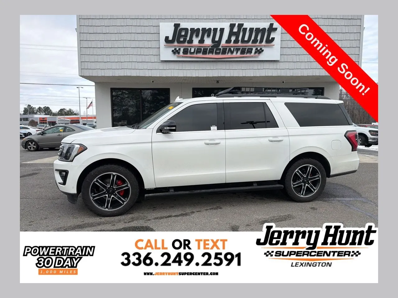 White 2021 Ford Expedition Max Limited for sale in Lexington, NC