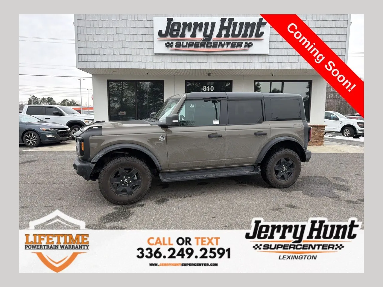 Gray 2025 Ford Bronco Outer Banks for sale in Lexington, NC