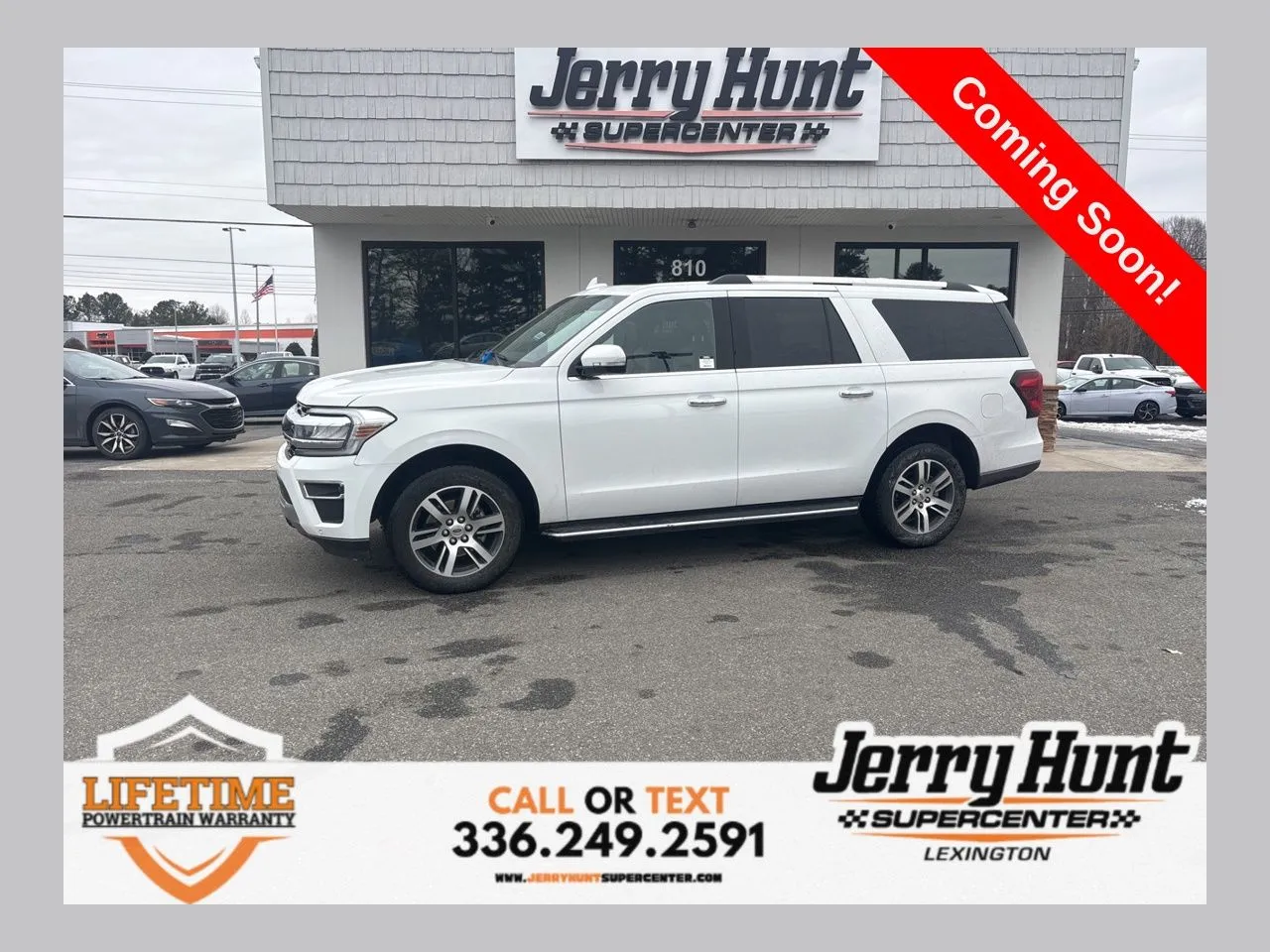 White 2023 Ford Expedition Max Limited for sale in Lexington, NC