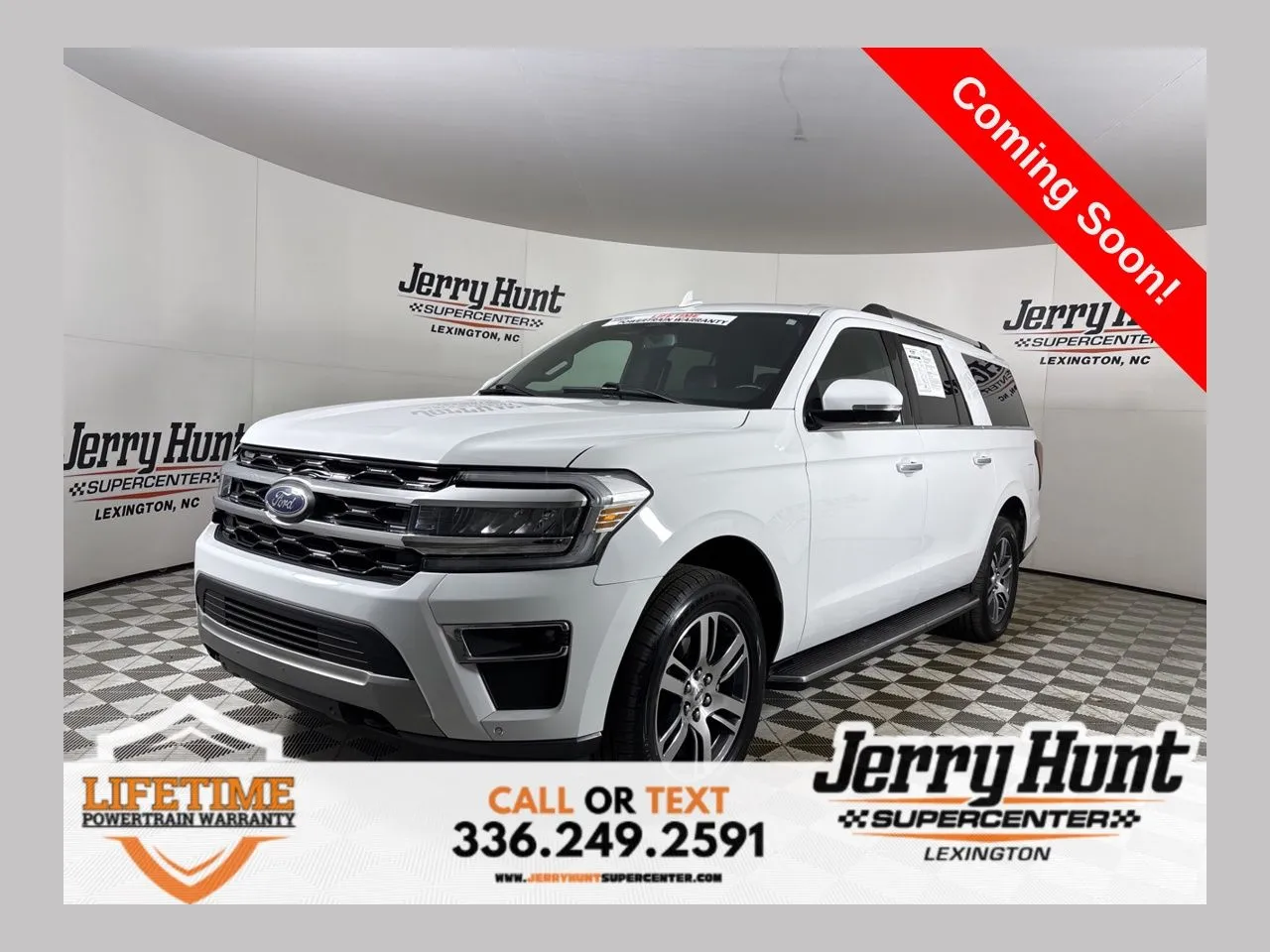 White 2023 Ford Expedition Max Limited for sale in Lexington, NC