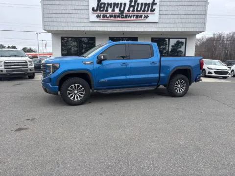 Blue 2023 GMC Sierra 1500 AT4 for sale in Lexington, NC