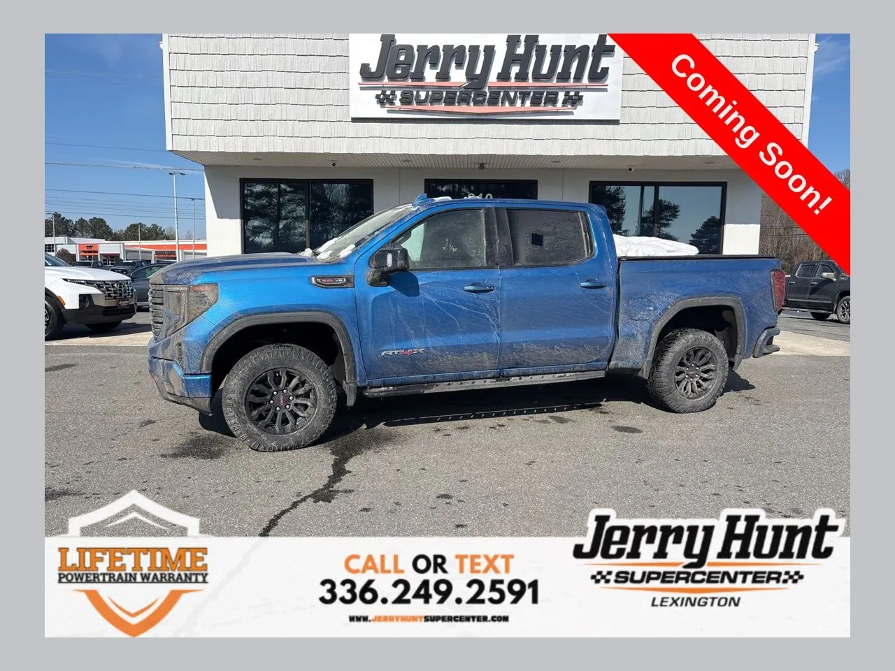 Blue 2022 GMC Sierra 1500 AT4X for sale in Lexington, NC