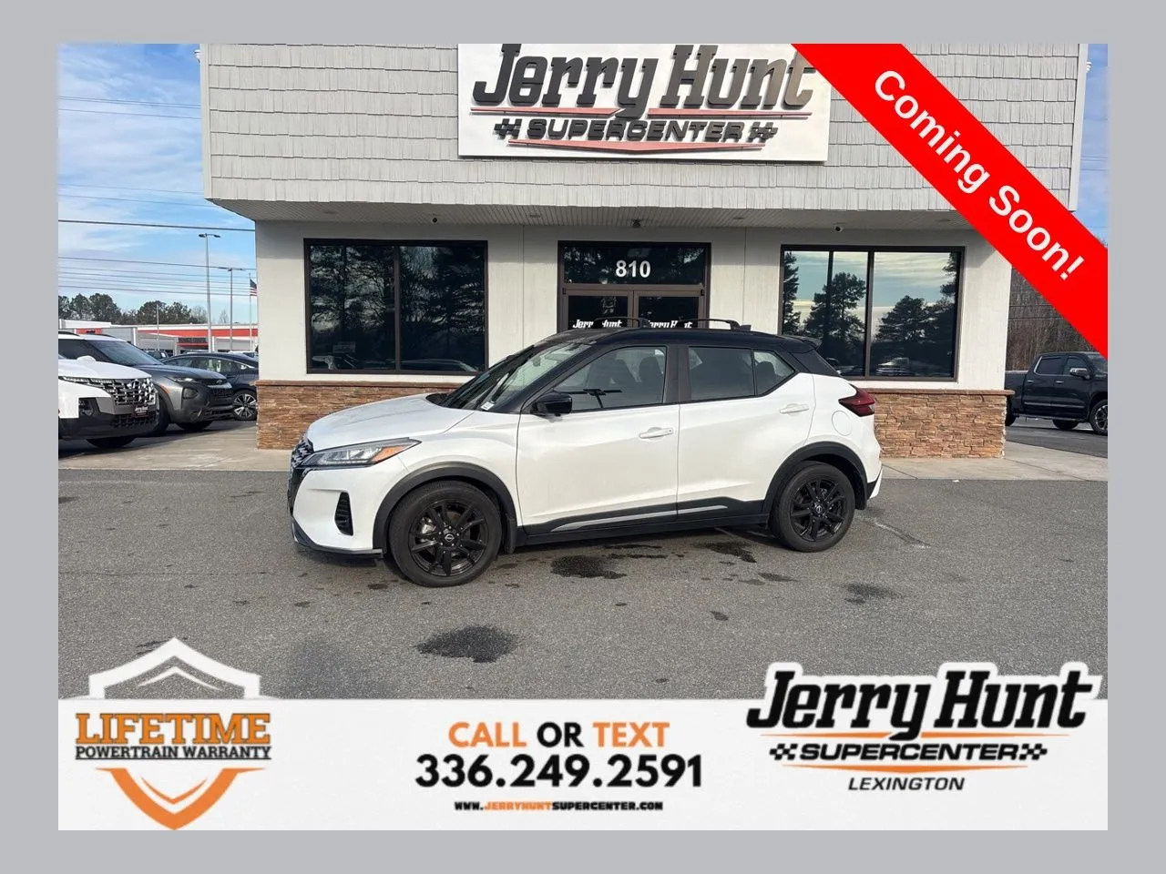 White 2022 Nissan Kicks SR for sale in Lexington, NC