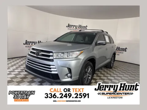 Silver 2019 Toyota Highlander XLE for sale in Lexington, NC