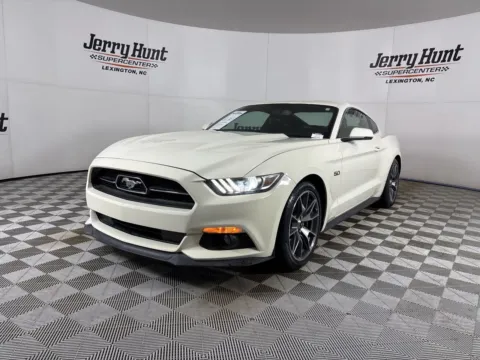 White 2015 Ford Mustang GT 50 Years Limited Edition for sale in Lexington, NC