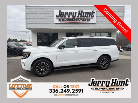 White 2025 Ford Expedition Max Platinum for sale in Lexington, NC