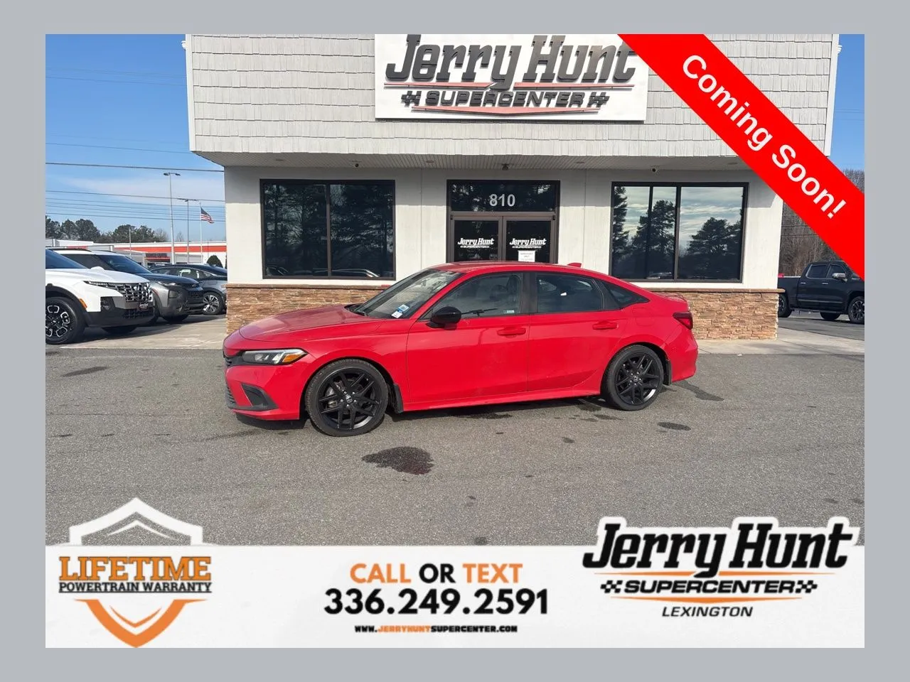 Red 2022 Honda Civic Sport for sale in Lexington, NC