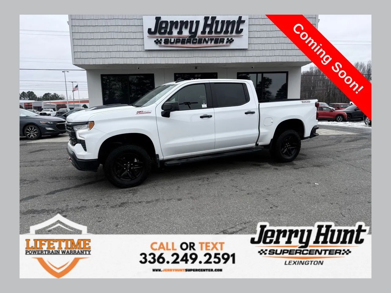 White 2024 Chevrolet Silverado 1500 LT Trail Boss for sale in Lexington, NC