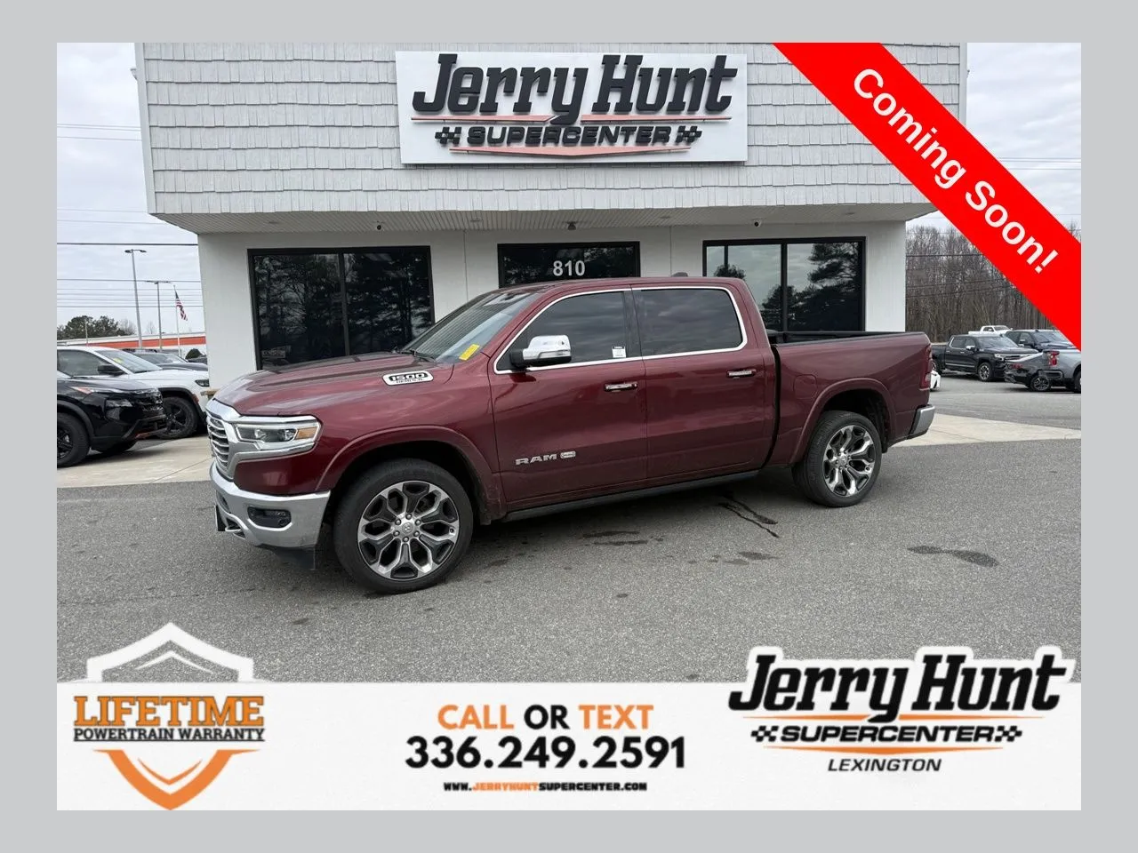 Red 2020 Ram 1500 Laramie Longhorn for sale in Lexington, NC