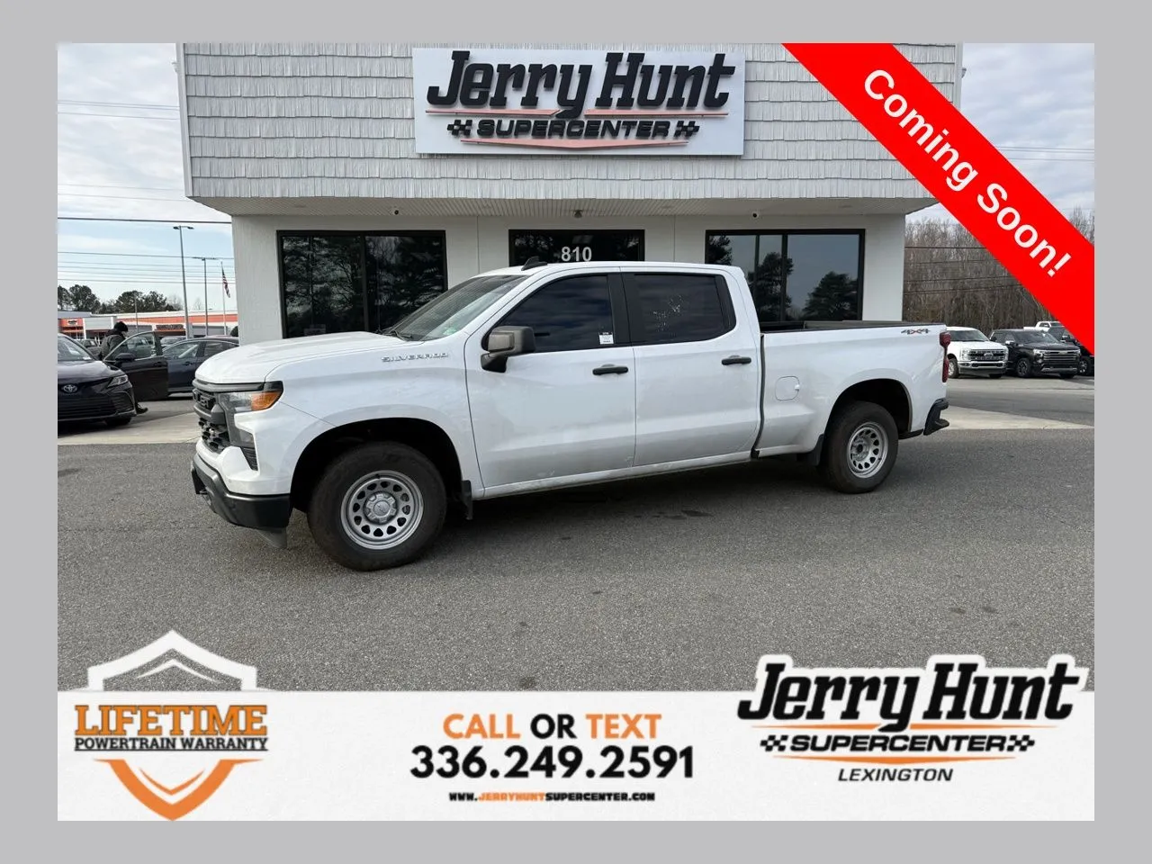 White 2024 Chevrolet Silverado 1500 WT for sale in Lexington, NC