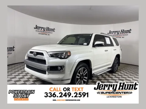 White 2019 Toyota 4Runner Limited for sale in Lexington, NC