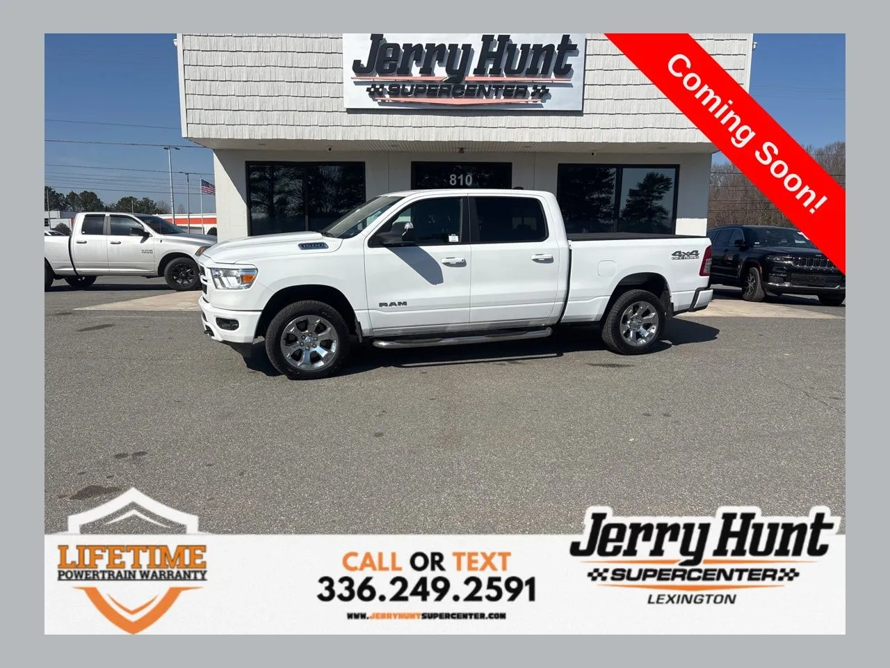 White 2024 Ram 1500 Big Horn/Lone Star for sale in Lexington, NC
