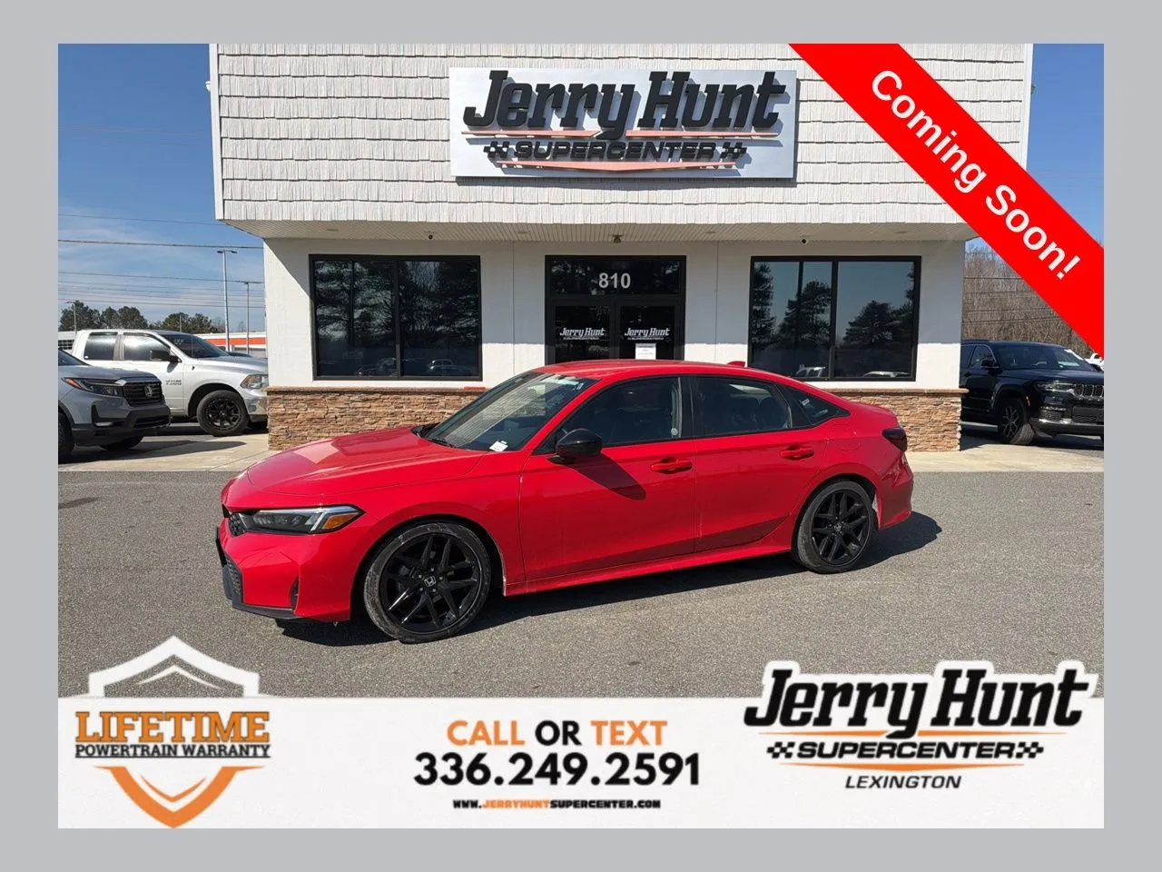 Red 2025 Honda Civic Sport for sale in Lexington, NC