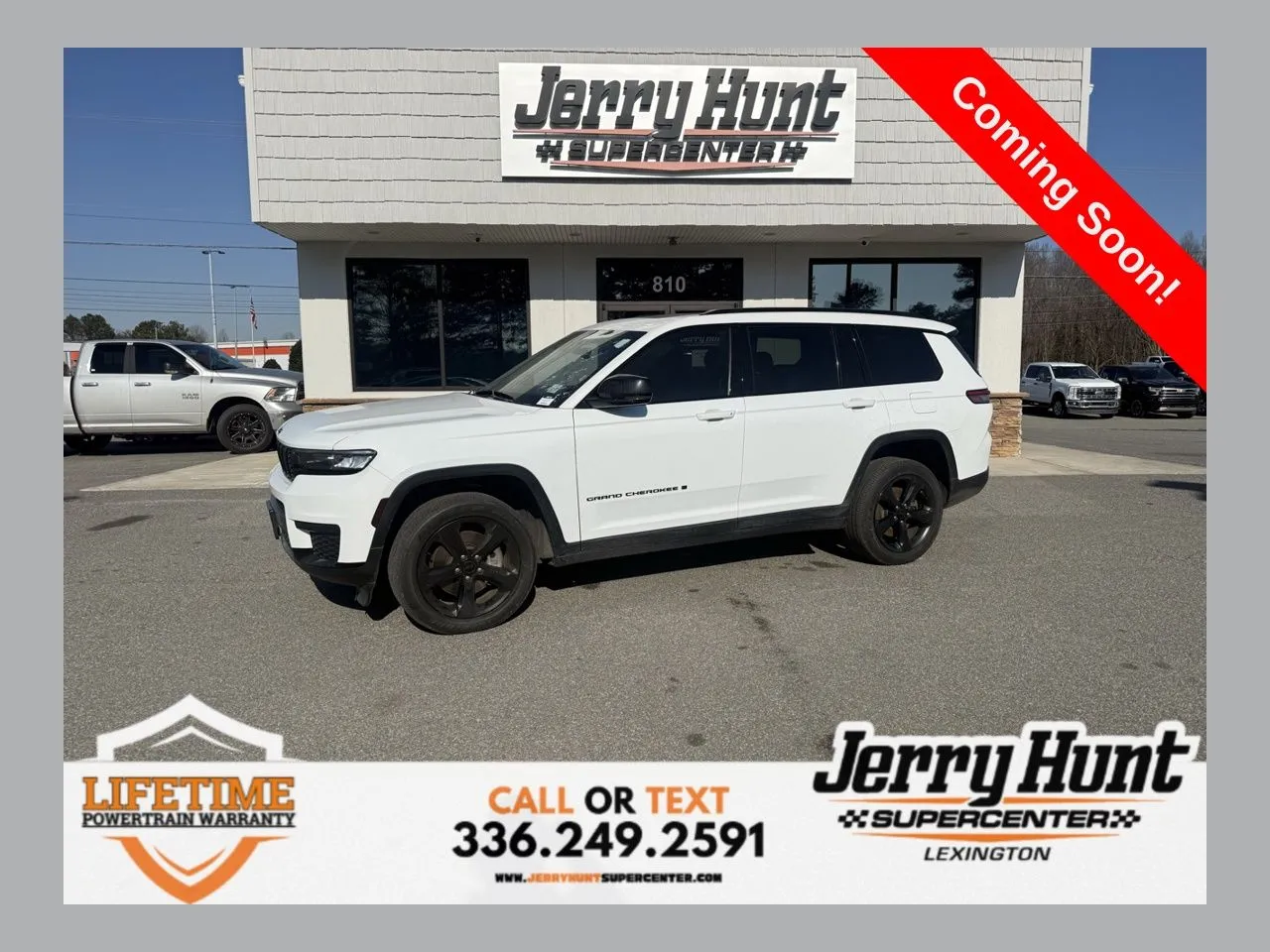 White 2023 Jeep Grand Cherokee L Altitude for sale in Lexington, NC