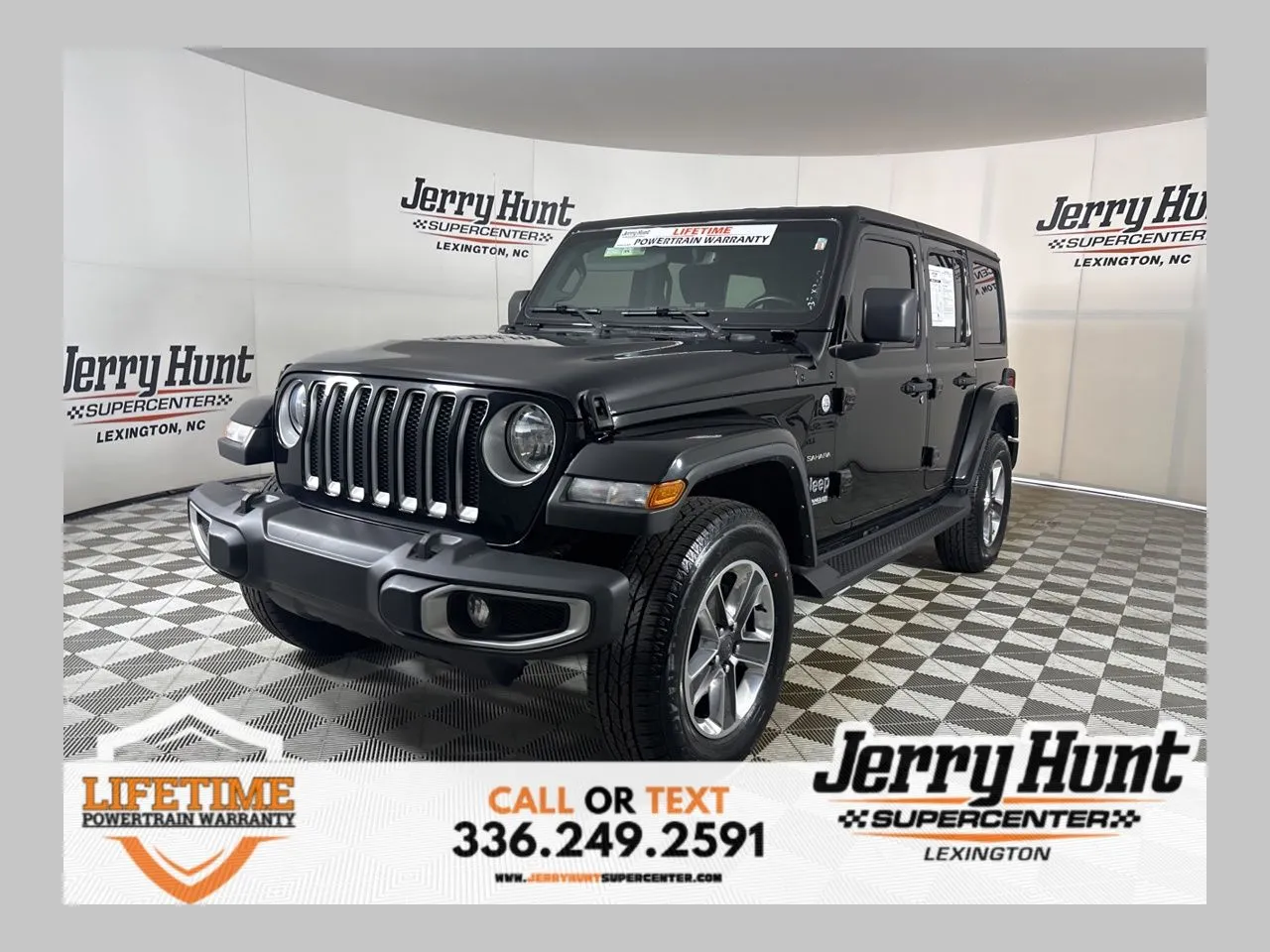 Black 2022 Jeep Wrangler Unlimited Sahara for sale in Lexington, NC