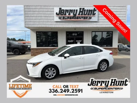 White 2024 Toyota Corolla LE for sale in Lexington, NC