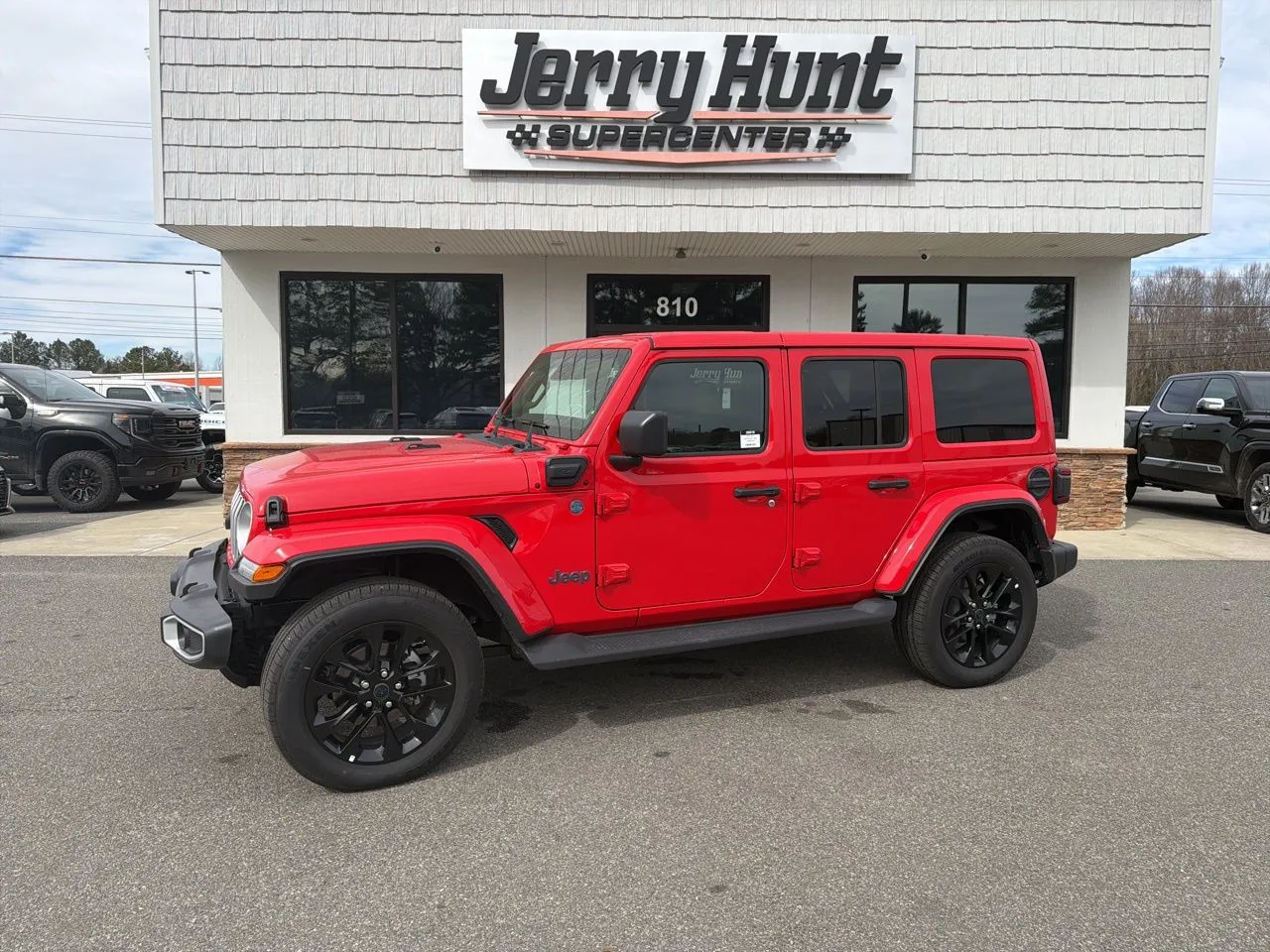 Red 2025 Jeep Wrangler Sahara 4xe for sale in Lexington, NC