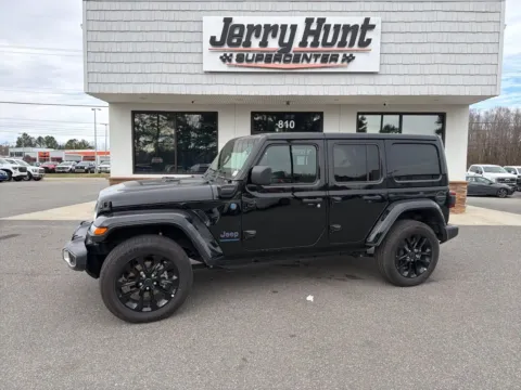 Black 2025 Jeep Wrangler Sahara 4xe for sale in Lexington, NC