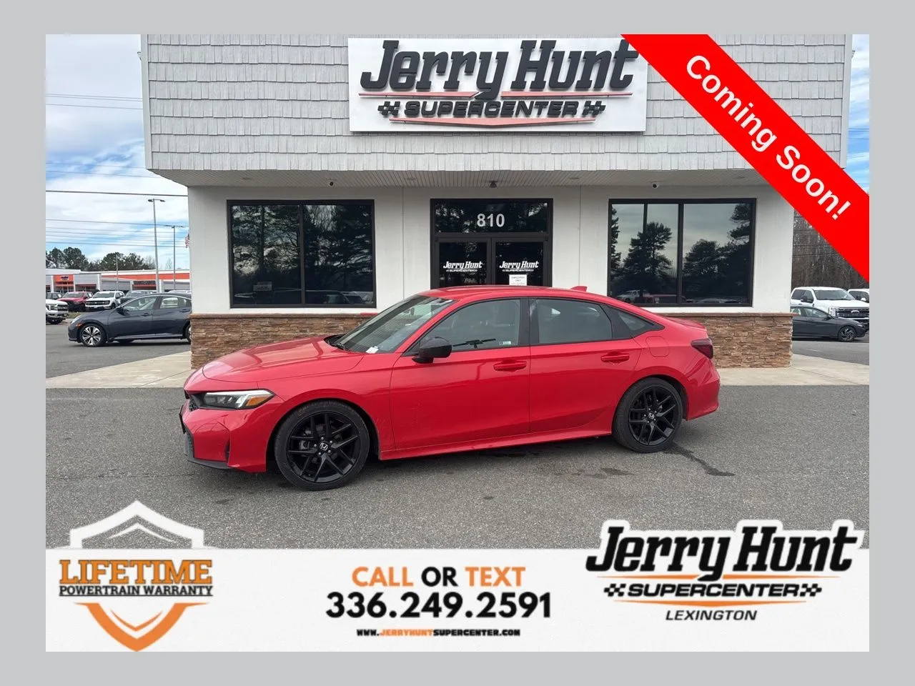 Red 2025 Honda Civic Sport for sale in Lexington, NC