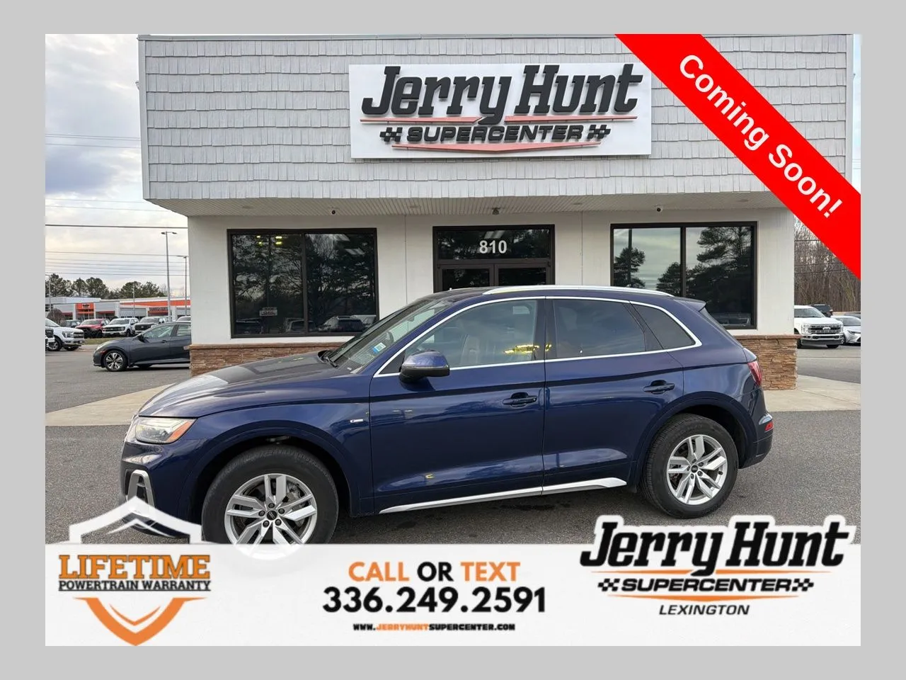Blue 2022 Audi Q5 45 S line Premium for sale in Lexington, NC