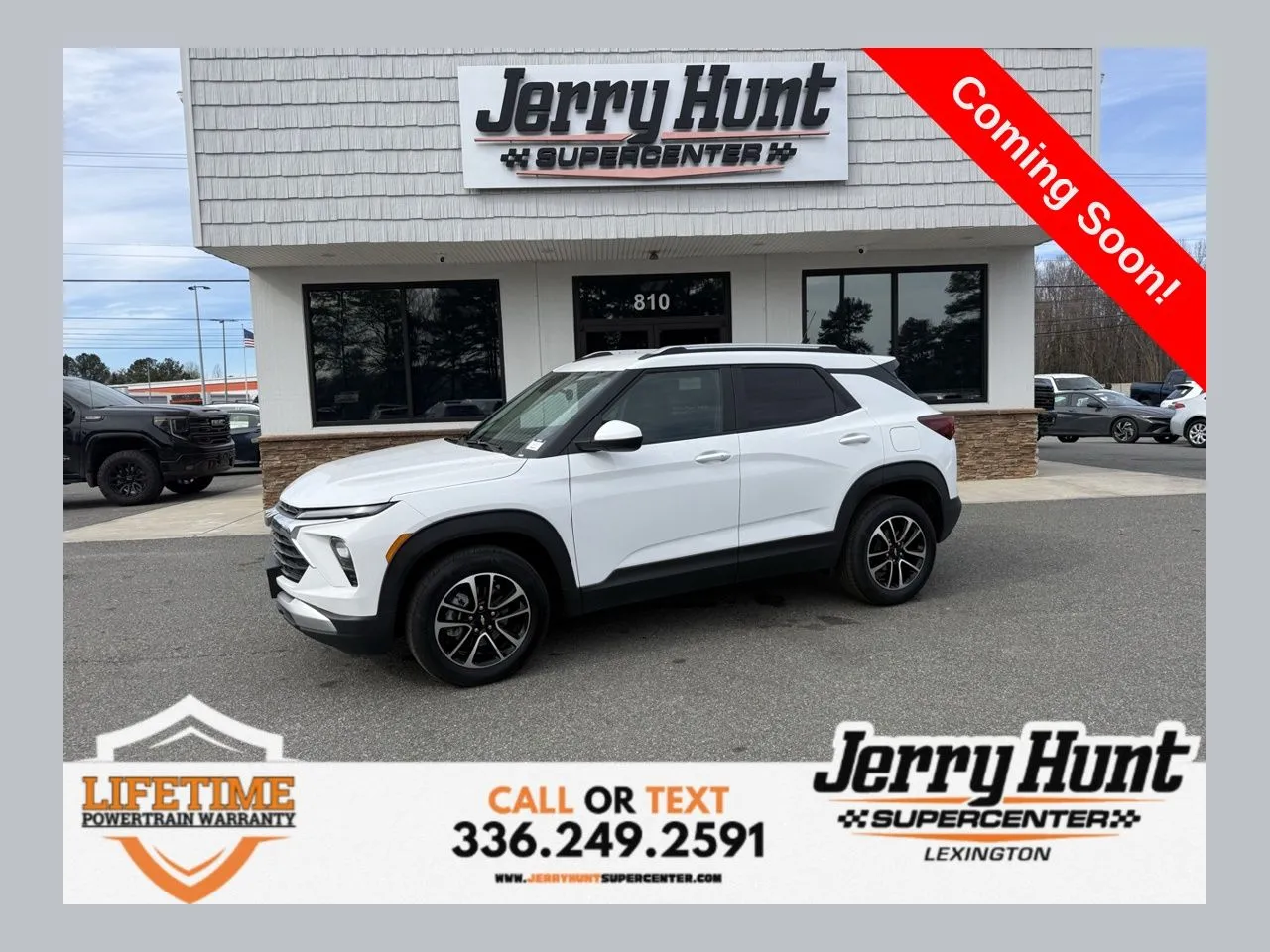 White 2025 Chevrolet TrailBlazer LT for sale in Lexington, NC