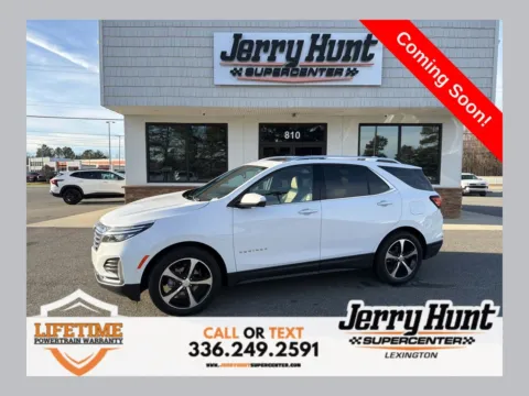 White 2023 Chevrolet Equinox Premier for sale in Lexington, NC