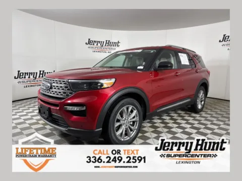 Red 2023 Ford Explorer Limited for sale in Lexington, NC