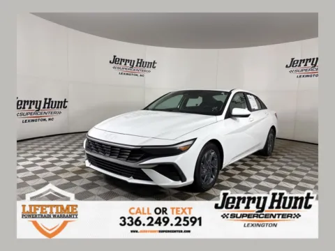 White 2024 Hyundai Elantra SEL for sale in Lexington, NC