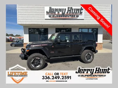 Black 2021 Jeep Wrangler Unlimited Rubicon for sale in Lexington, NC